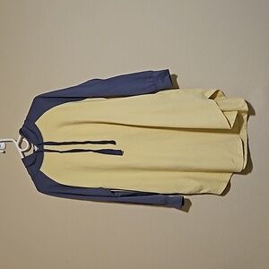 Yellow and Blue t-shirt dress